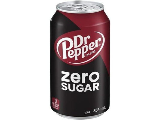Dr. Pepper Zero Sugar (355ml Can)