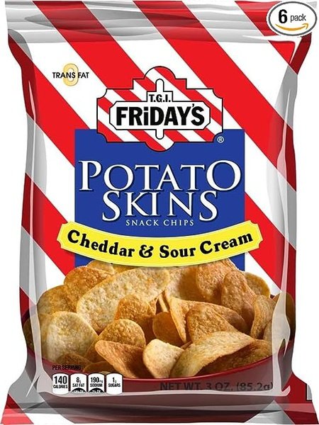 TGI Fridays Potato Skins Cheddar Sour Cream (USA)(3oz)
