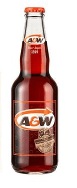 A&W Root Beer (341ml Glass bottle)
