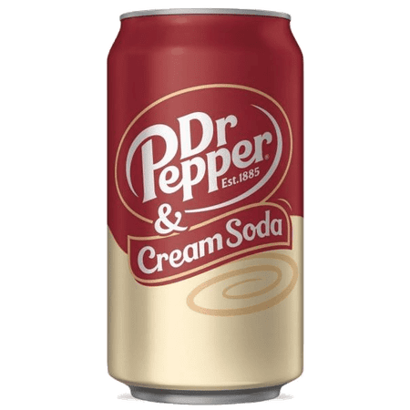 Dr. Pepper & Cream Soda (355ml Can)