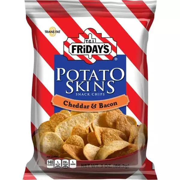 TGI Fridays Potato Skins Cheddar & Bacon (USA)(3oz)