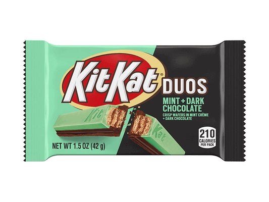 Hershey Kit Kat Duo Dark Chocolate Mint Bar (42g) - Sweet Stop